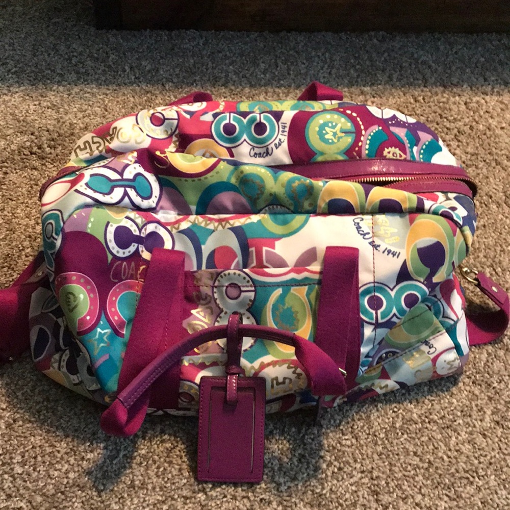 Authentic Coach duffel bag